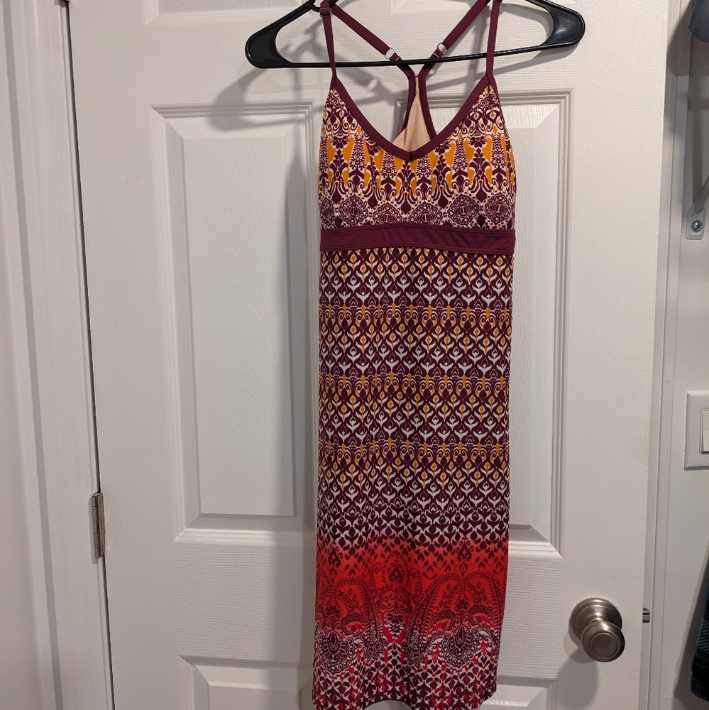 Athleta Print Shorebreak Grenadine Bombay Dress